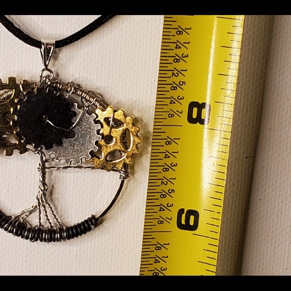 Steampunk Inspired Tree of Life Pendant - Picture 5 of 5
